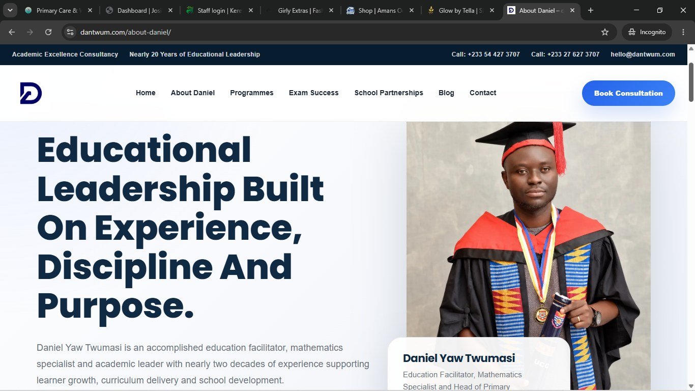 Daniel Twumasi project screenshot